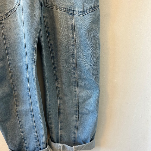 We The Free High Roller Jumpsuit in Light Wash | Size XS - Picture 8 of 14